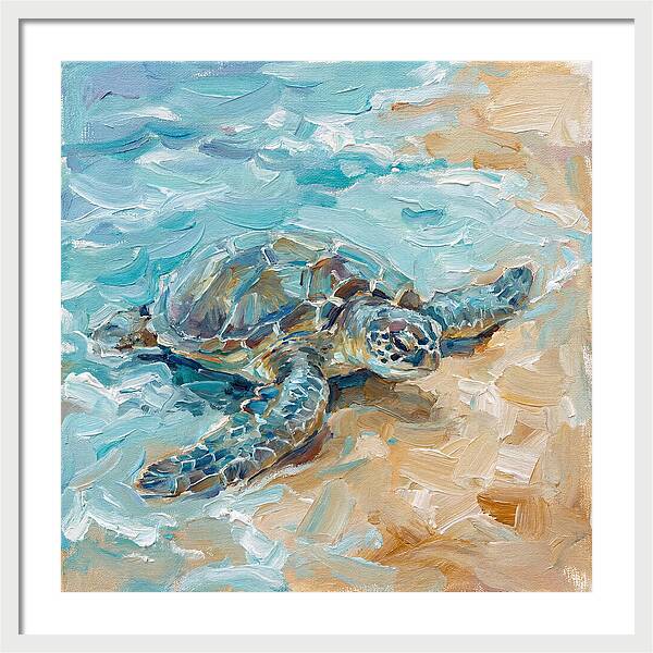 Sea Turtle By The Shore