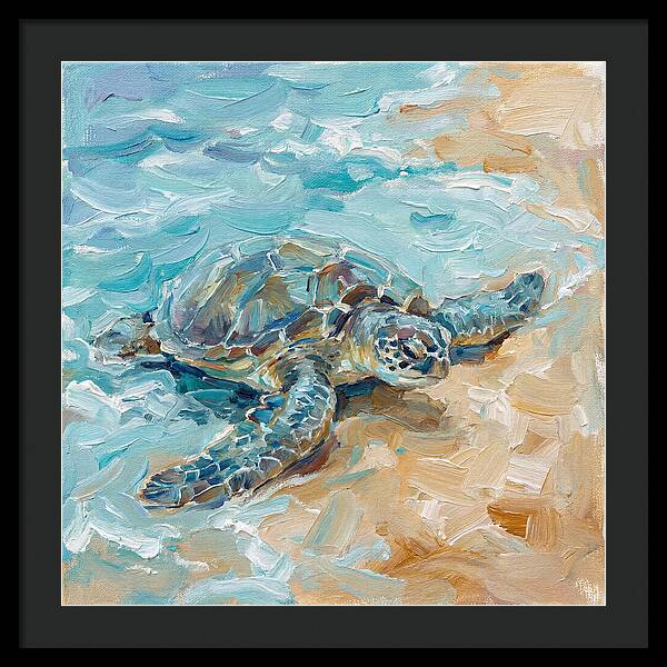 Sea Turtle By The Shore