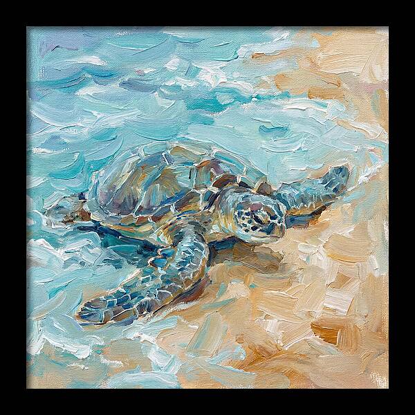 Sea Turtle By The Shore