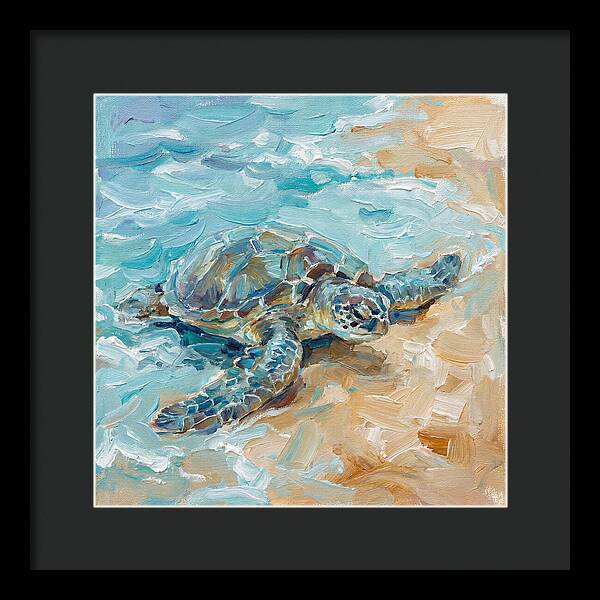 Sea Turtle By The Shore