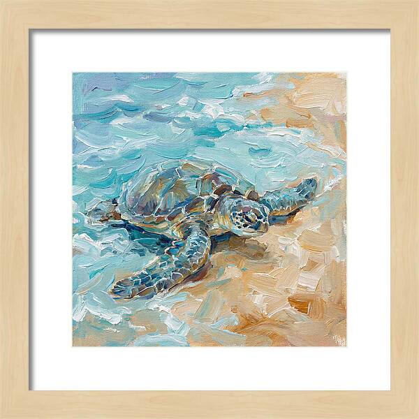 Sea Turtle By The Shore