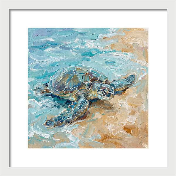 Sea Turtle By The Shore