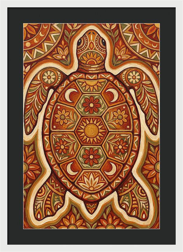 Sea Turtle Folk Art