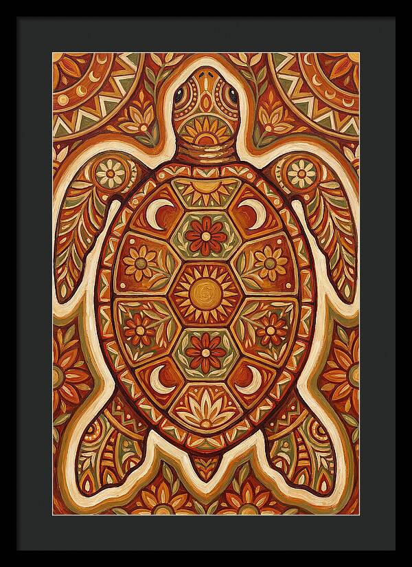 Sea Turtle Folk Art