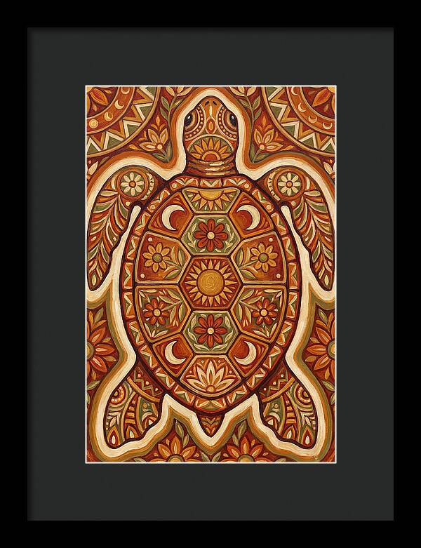 Sea Turtle Folk Art