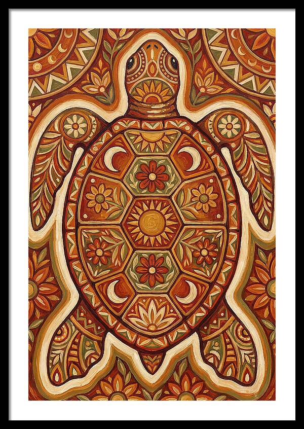 Sea Turtle Folk Art