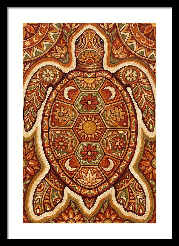 Sea Turtle Folk Art