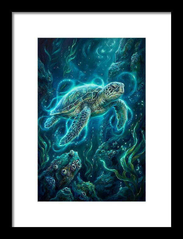 Sea Turtle Underwater