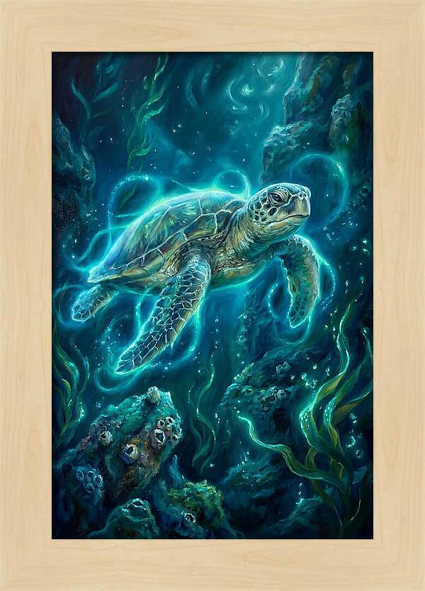 Sea Turtle Underwater