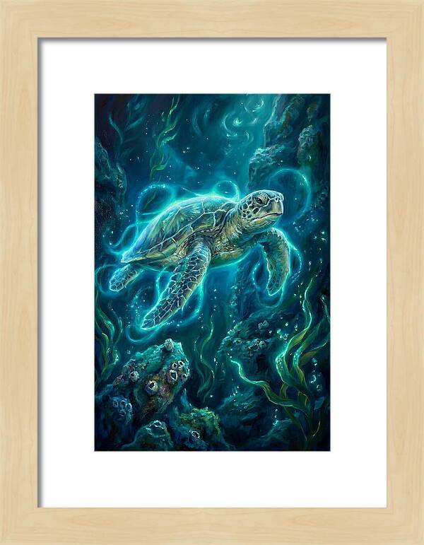 Sea Turtle Underwater