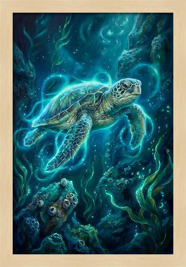 Sea Turtle Underwater