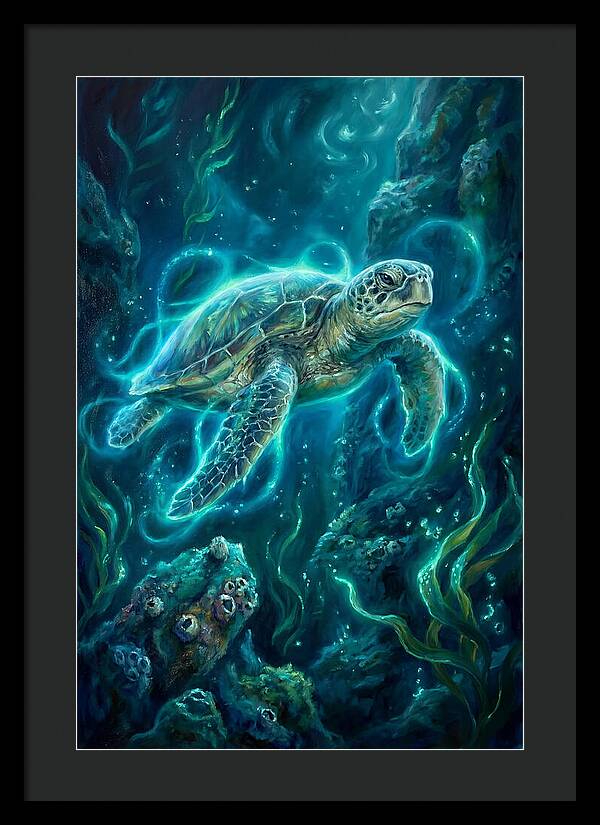 Sea Turtle Underwater