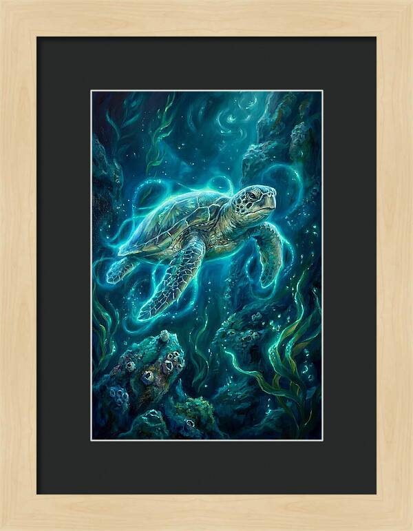 Sea Turtle Underwater