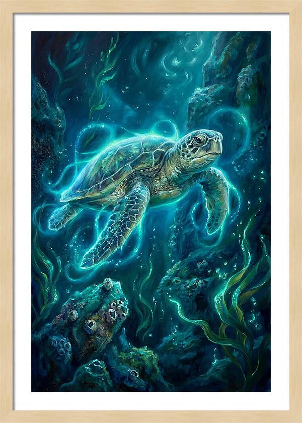 Sea Turtle Underwater