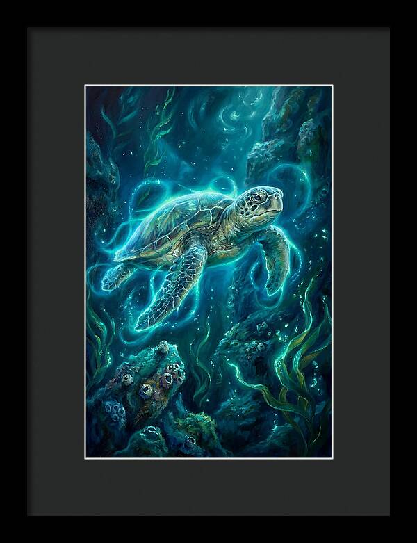 Sea Turtle Underwater