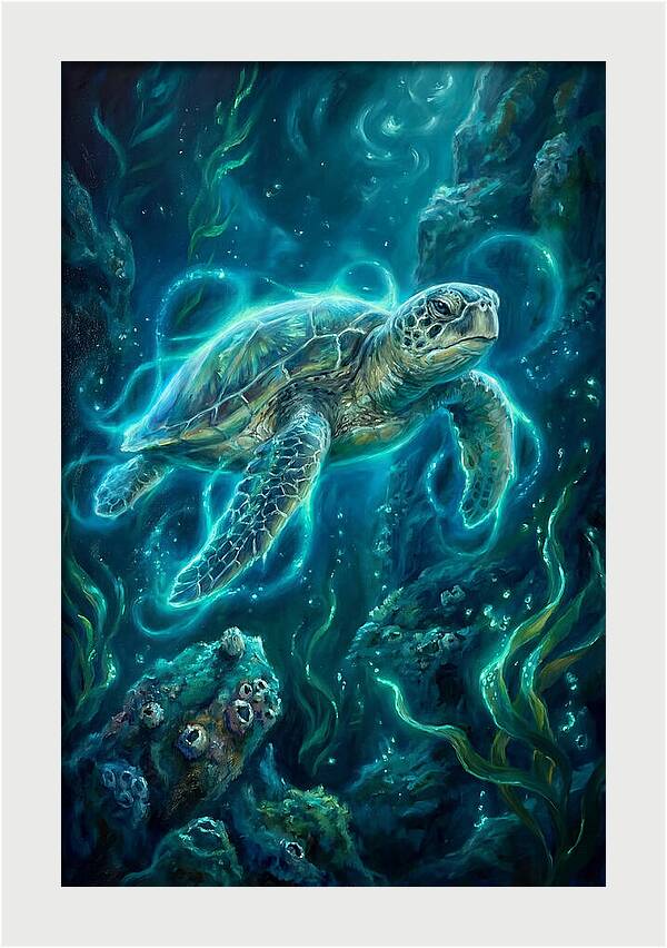 Sea Turtle Underwater