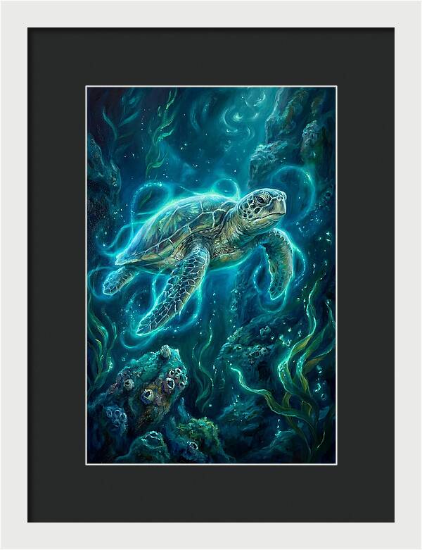 Sea Turtle Underwater