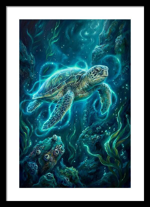 Sea Turtle Underwater