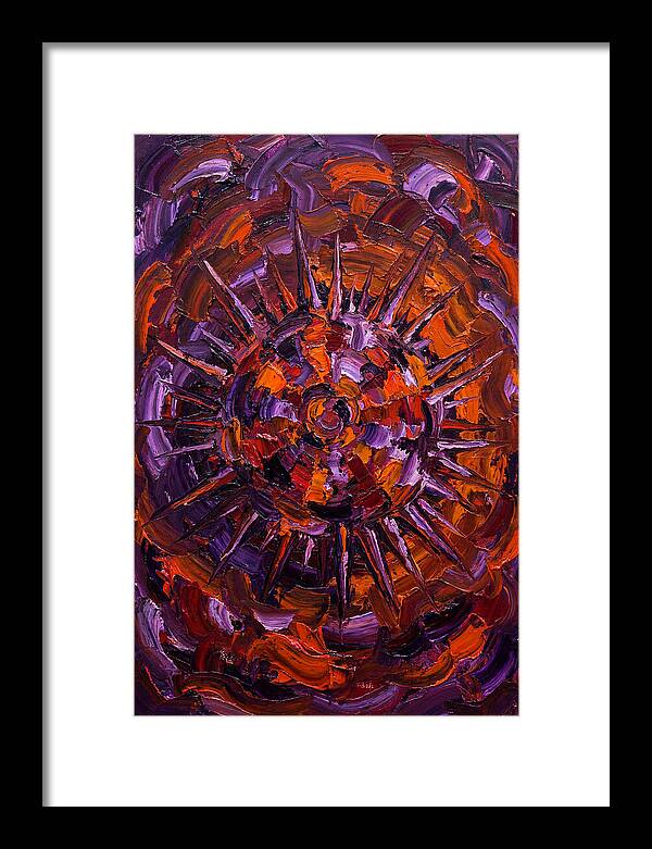 Sea Urchin In Expressionist Style