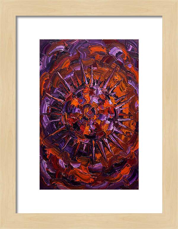 Sea Urchin In Expressionist Style