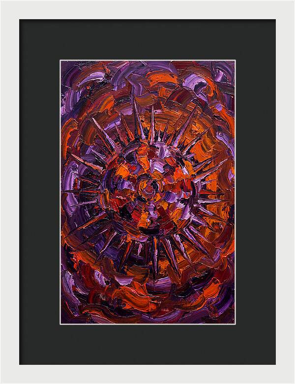 Sea Urchin In Expressionist Style