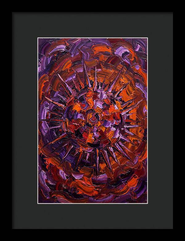 Sea Urchin In Expressionist Style