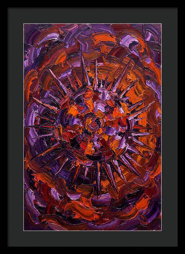 Sea Urchin In Expressionist Style