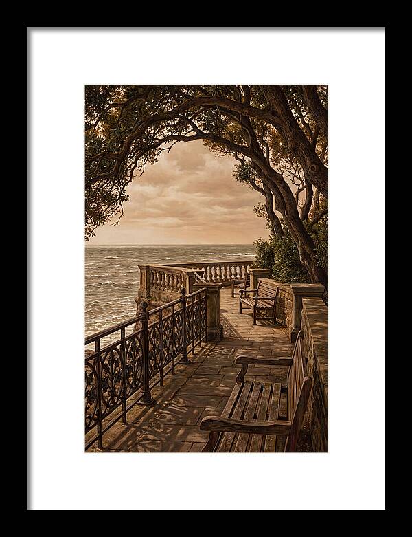 Sea Wall Promenade Serenity