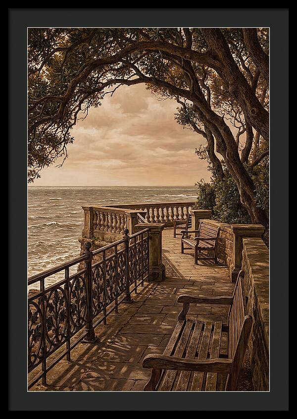 Sea Wall Promenade Serenity