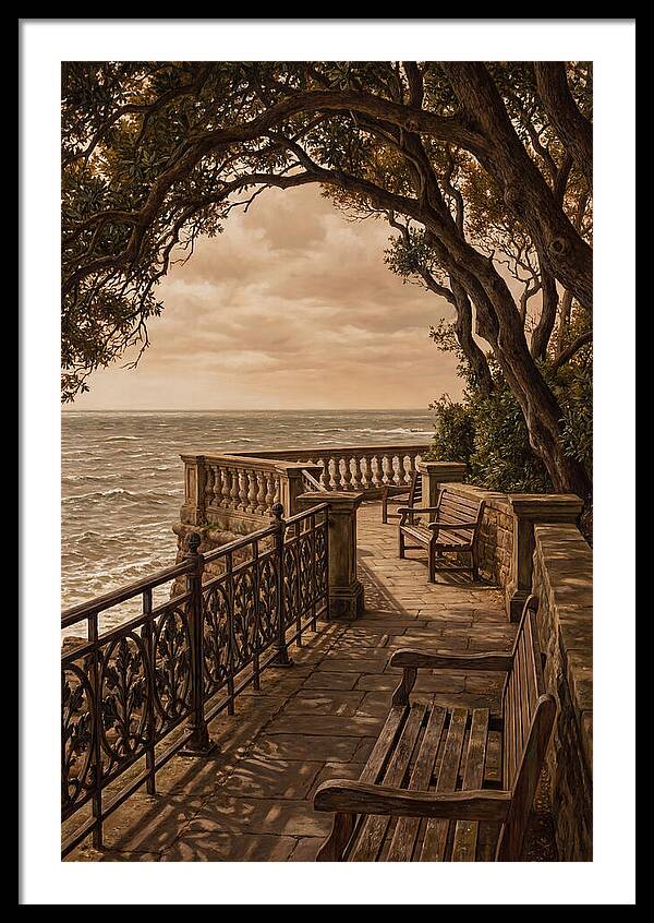 Sea Wall Promenade Serenity