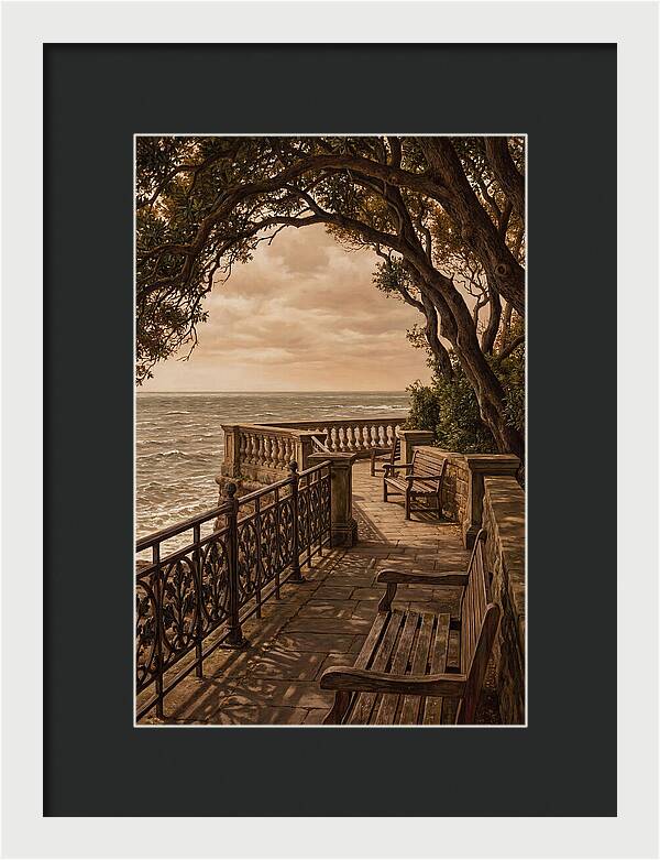 Sea Wall Promenade Serenity