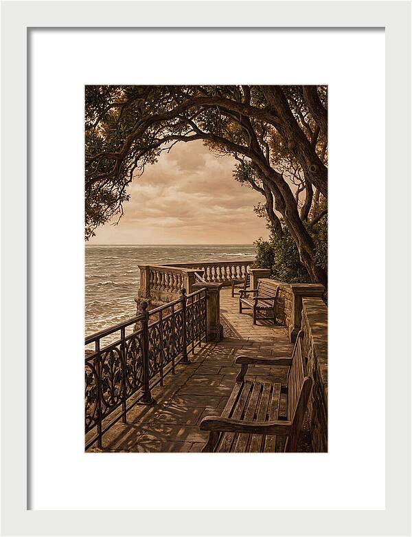 Sea Wall Promenade Serenity