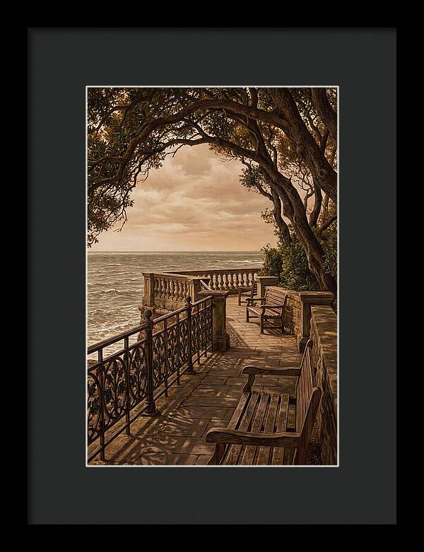 Sea Wall Promenade Serenity