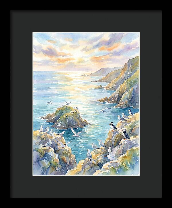 Seabirds By The Shoreline