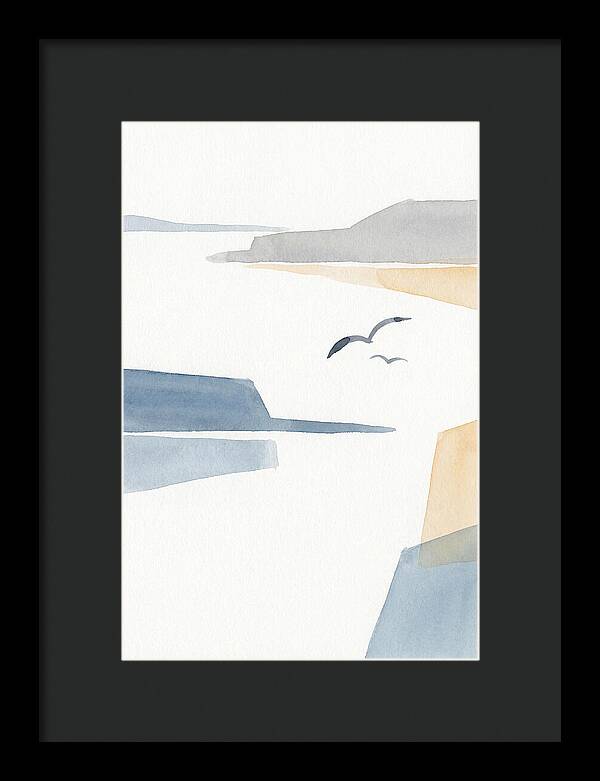 Seabirds Over Tranquil Waters