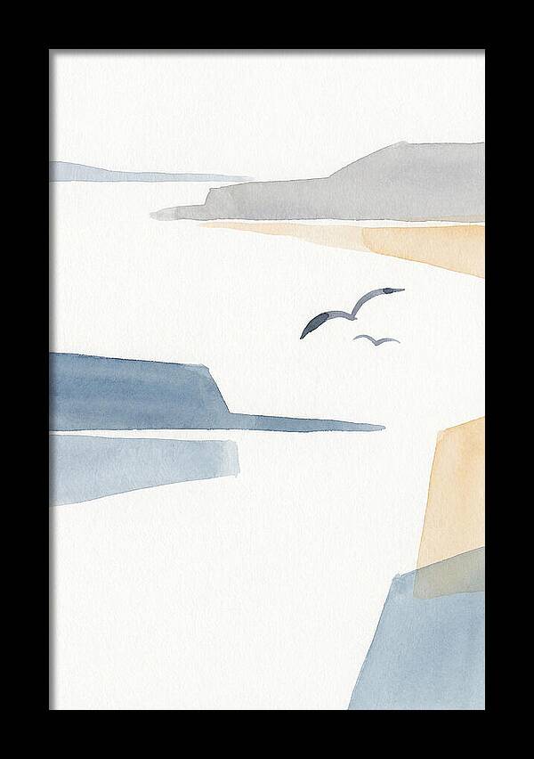 Seabirds Over Tranquil Waters