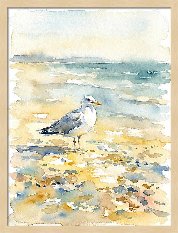 Seagull By The Shore