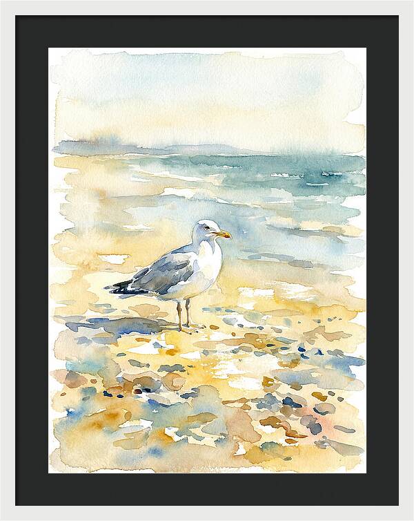 Seagull By The Shore