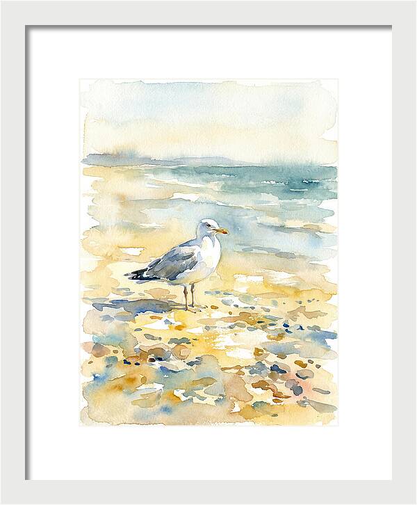 Seagull By The Shore