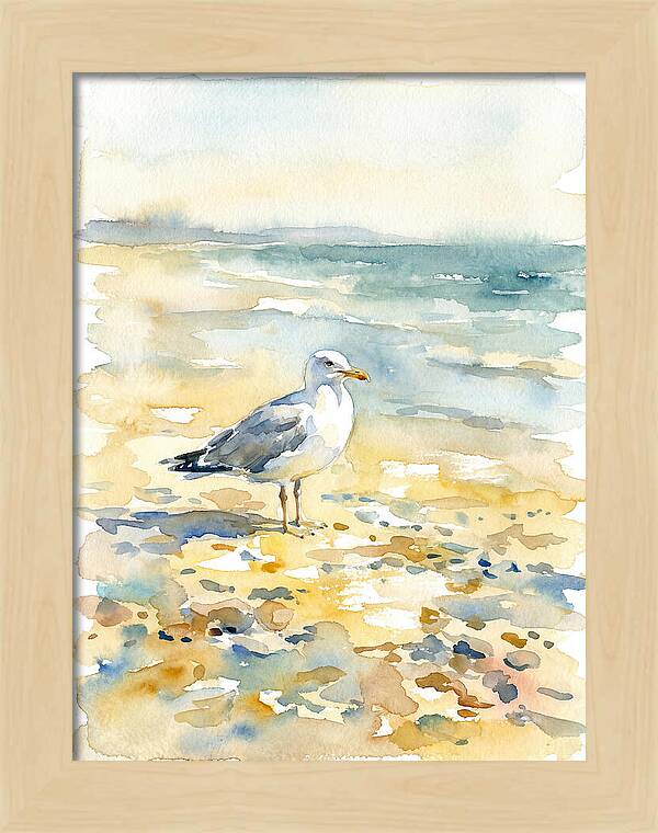 Seagull By The Shore