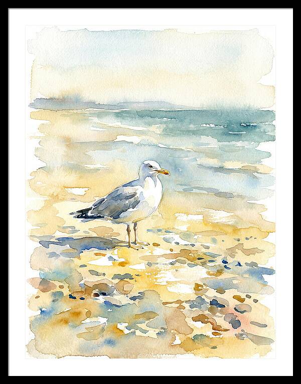 Seagull By The Shore