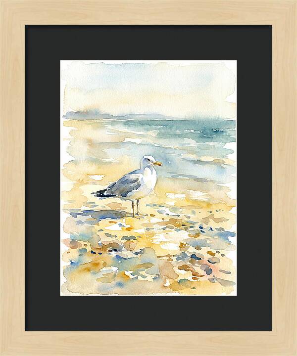 Seagull By The Shore