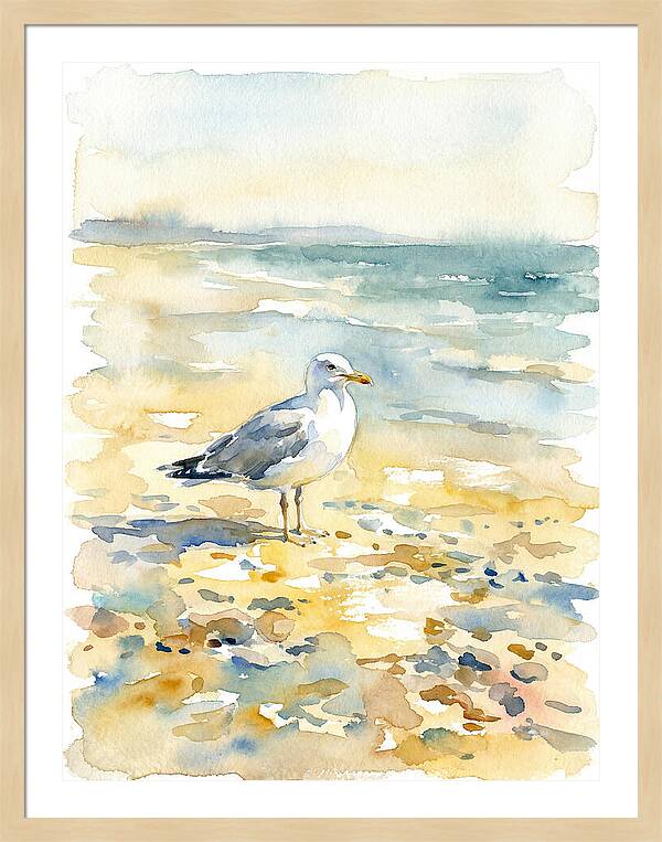 Seagull By The Shore