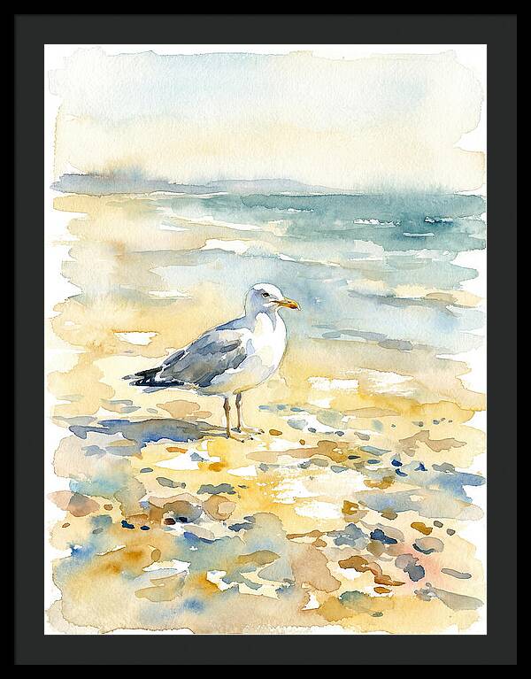 Seagull By The Shore