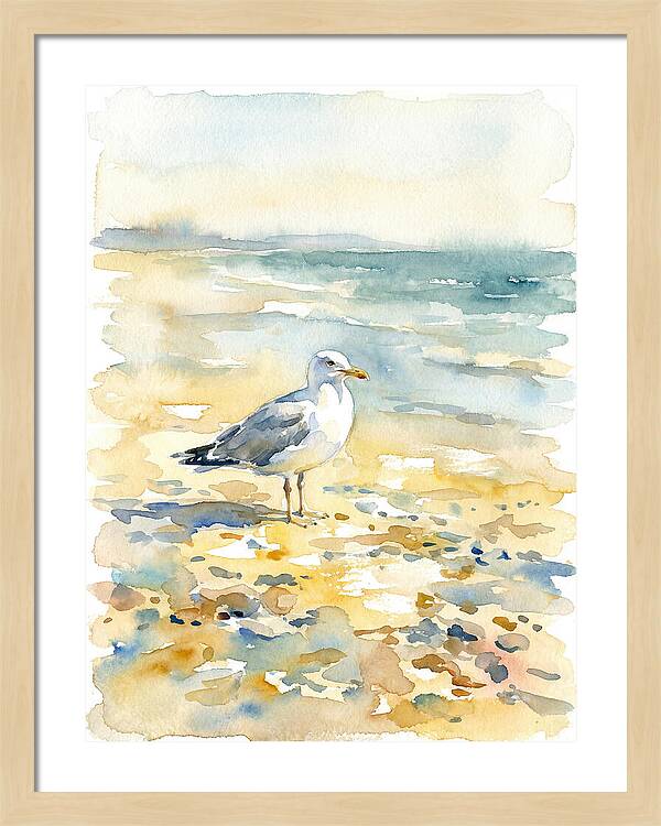 Seagull By The Shore
