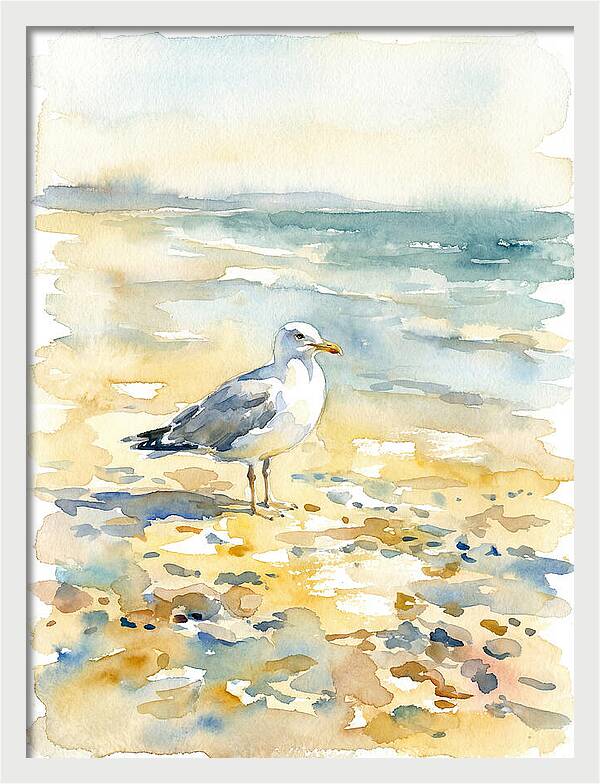 Seagull By The Shore