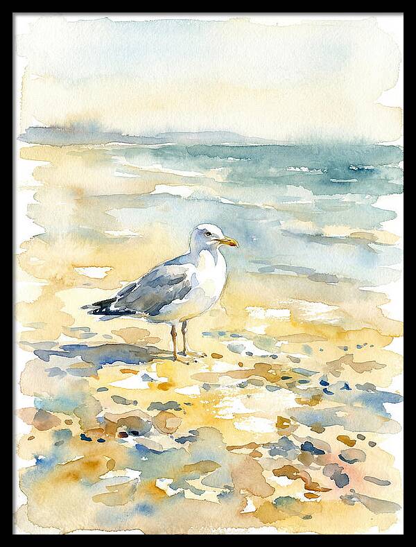 Seagull By The Shore