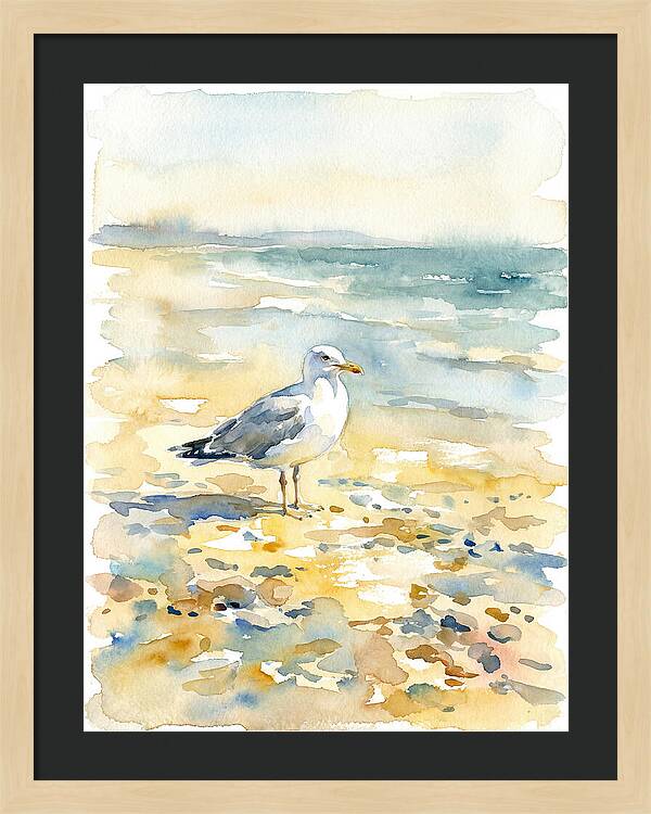 Seagull By The Shore