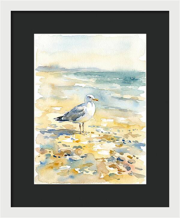 Seagull By The Shore