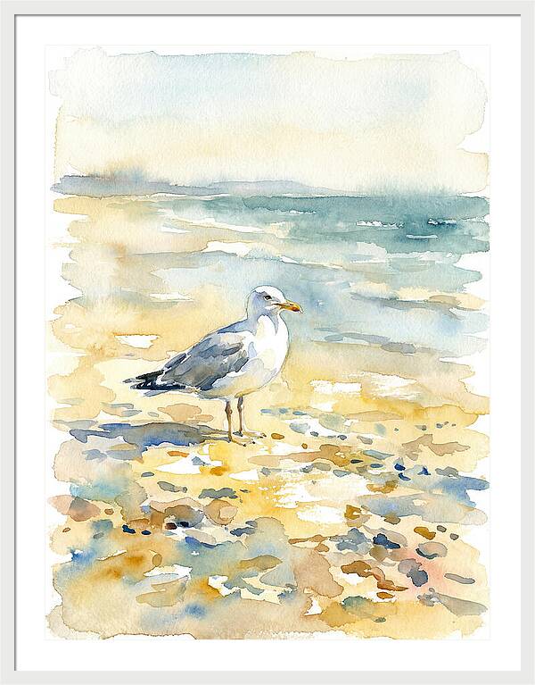 Seagull By The Shore